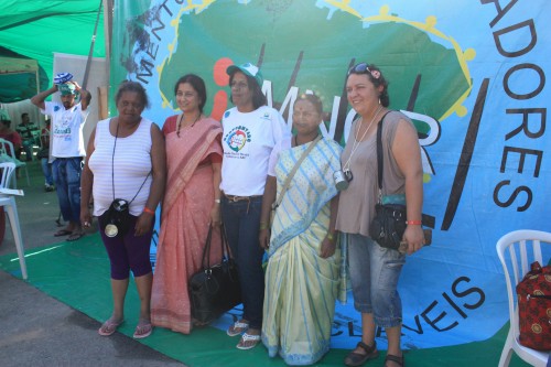 IMG_7967 Indian waste pickers with Brazilian waste pickers