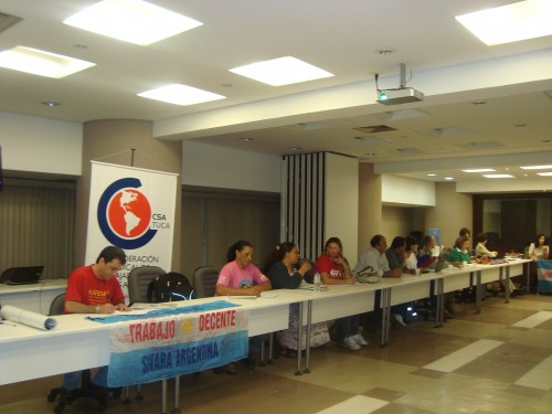 Madalena Duarte at the World Class Cities for All forum in São Paulo.