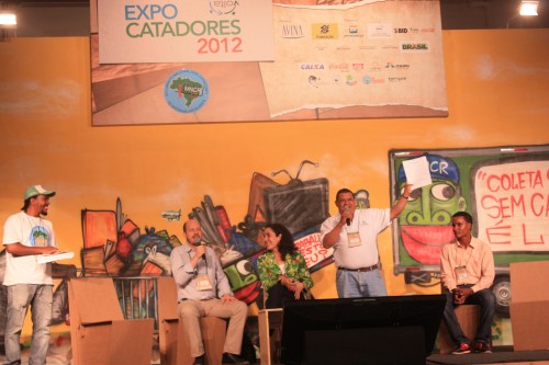 David Narvaez at Global panel, expocatadores