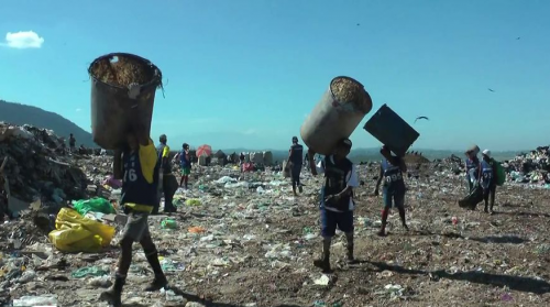 imagem do documentário "Catador" sobre a luta dos catadores de Gericinó. 