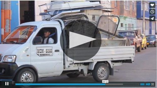 Substitution of Animal Traction Vehicles in Bogota.