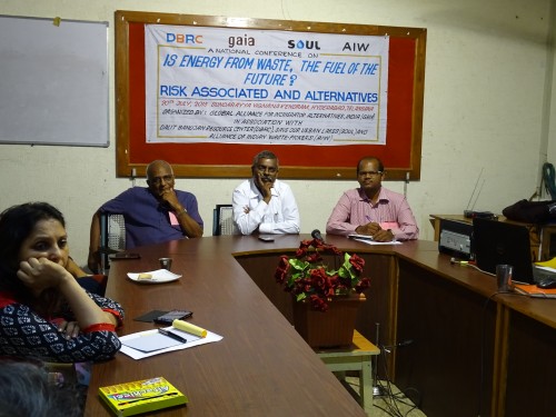 Still from the Workshop themed ‘Is Energy from Waste- the Fuel of Future? Risk Associated and the Alternatives’ organised by Global Alliance for Incineration Alternatives (GAIA), Alliance of Indian Wastepickers and Dalit Bahujan Resource Center