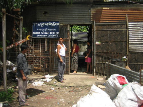 Scrap dealer in Samdruo Jongkhar