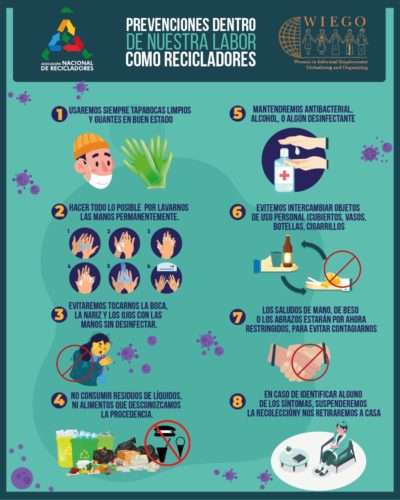 Prevención coronavirus COVID-19 general. ANR Colombia.