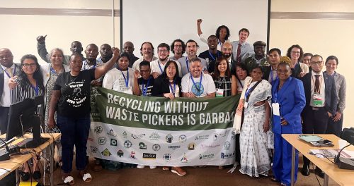 IAWP and member states group photo after the meeting held on INC-3 Plastic Treaty in Nairobi, Kenya on November 13th, 2023.