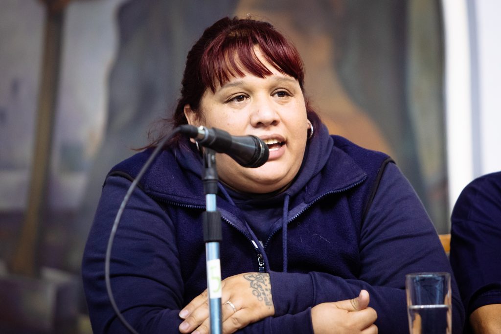 Natalia Zaracho, diputada y cartonera