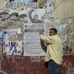 Recicladores march in Bogotá on March 1st. Photo credit: ARB.