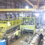 The Recology Center of San Francisco, where the city's recycling happens. Nohra Padilla and inclusive waste management supporters were taken on a tour of the city's Zero Waste program. Photo credit: Lucia Fernandez.