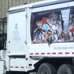A Recology truck in San Francisco, California.