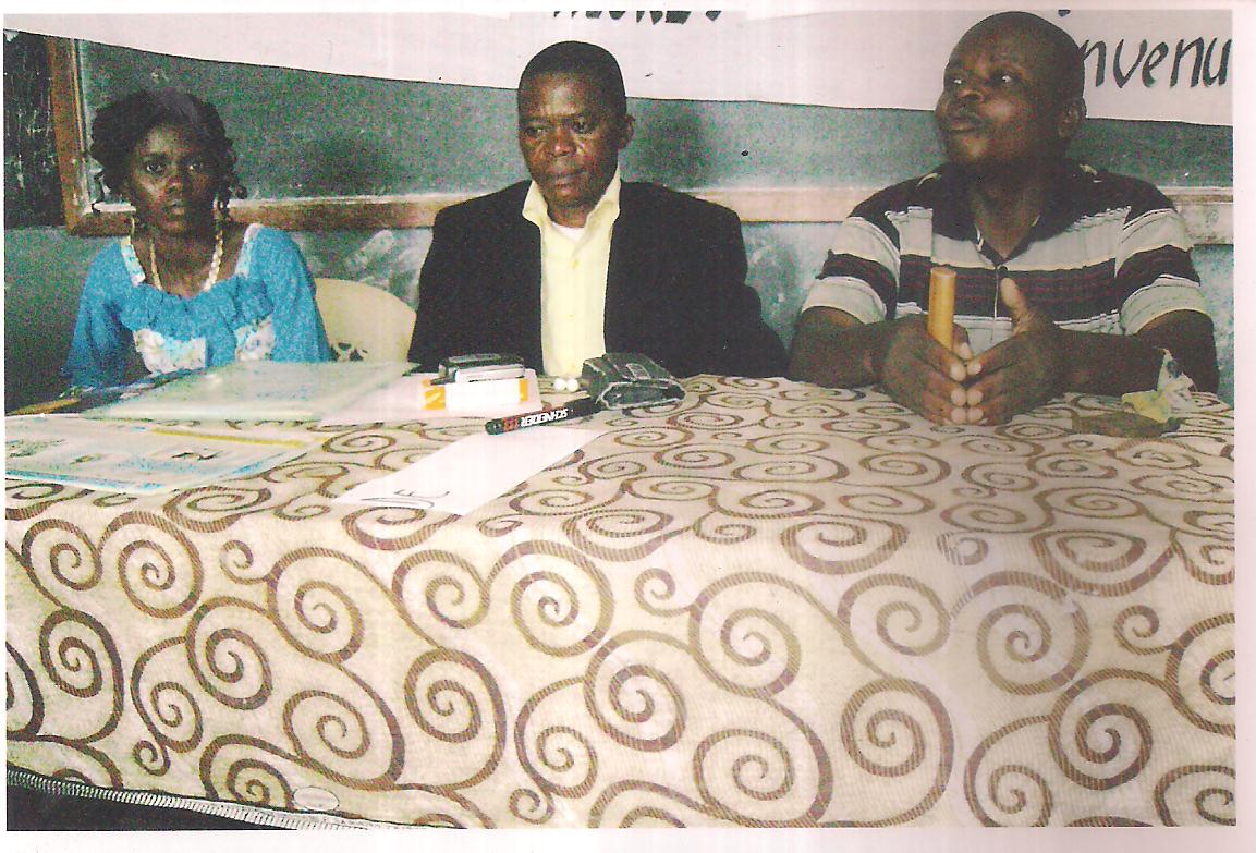 Leaders of RECRED, the nascent waste picker’s network in the DRC, held a meeting on March 1st in honor of Global Waste Pickers' Day. Photo credits: RECRED.