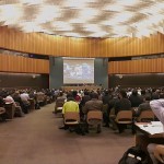 Audience members during the waste pickers' delegation presentation. Photo: Harshad Barde.