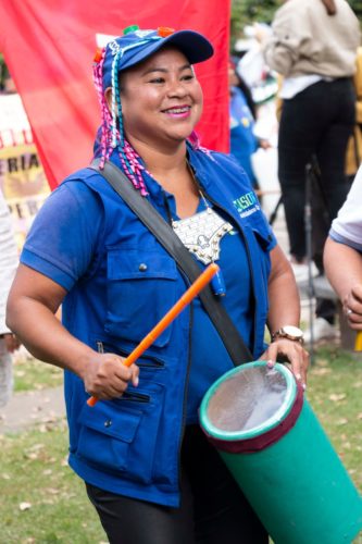 March 2nd, 2020 demonstration. Bogota, Colombia. Global Waste Pickers day.